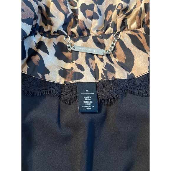 White House Black Market Leopard Print Vest - Picture 5 of 11